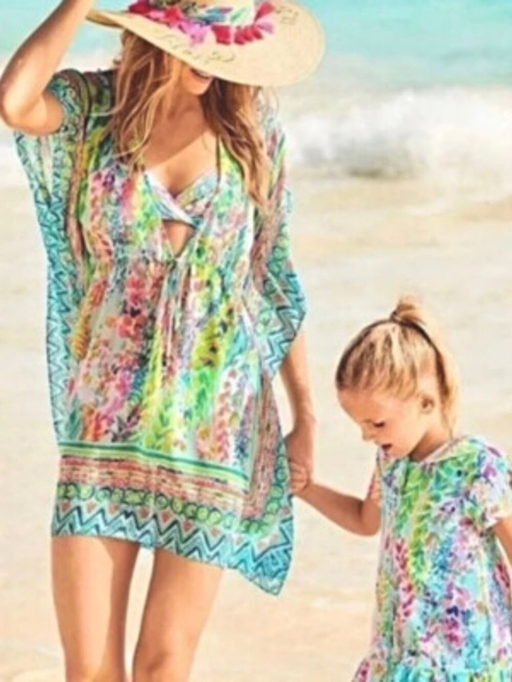 Lilly Pulitzer Gardenia Catch the Wave swim Coverup dress tunic caftan gauze S